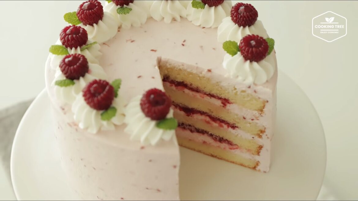 Gâteau aux framboises