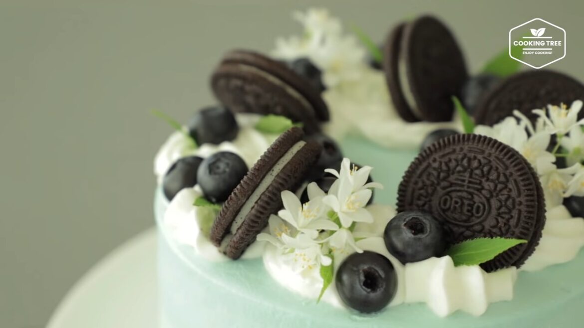 Gâteau Oreo aux bleuets
