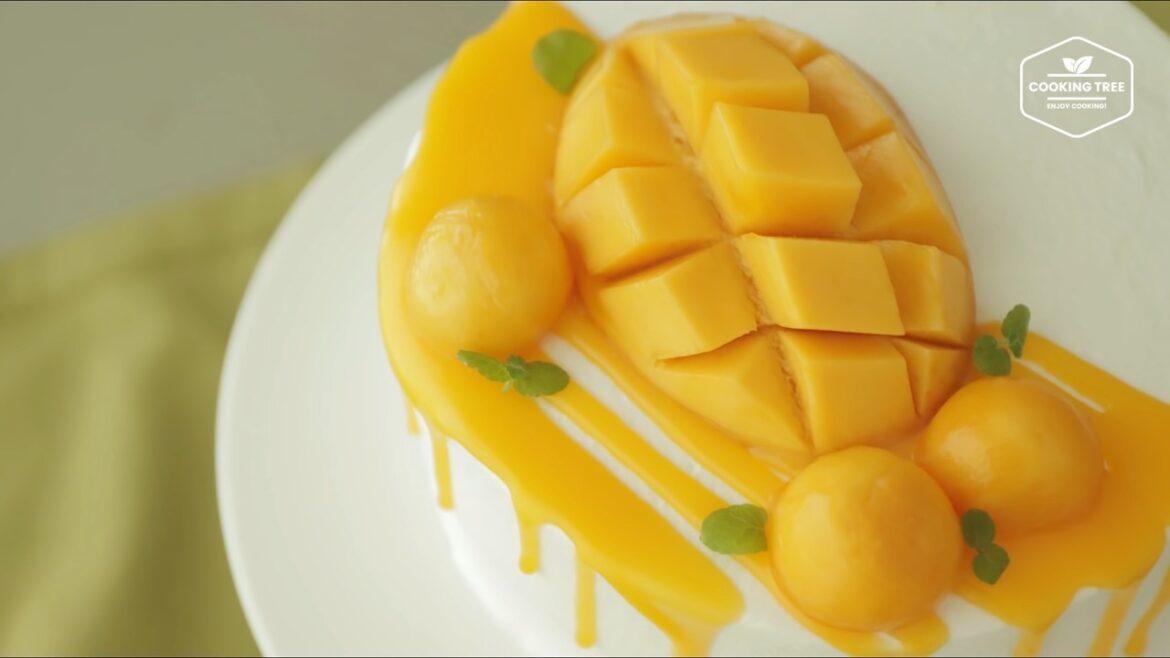 Gâteau à la mangue
