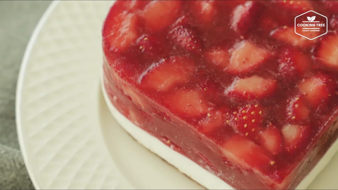 Gâteau mousse aux fraises