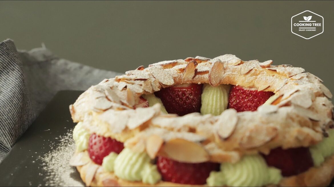 Fraise pistache Paris brest