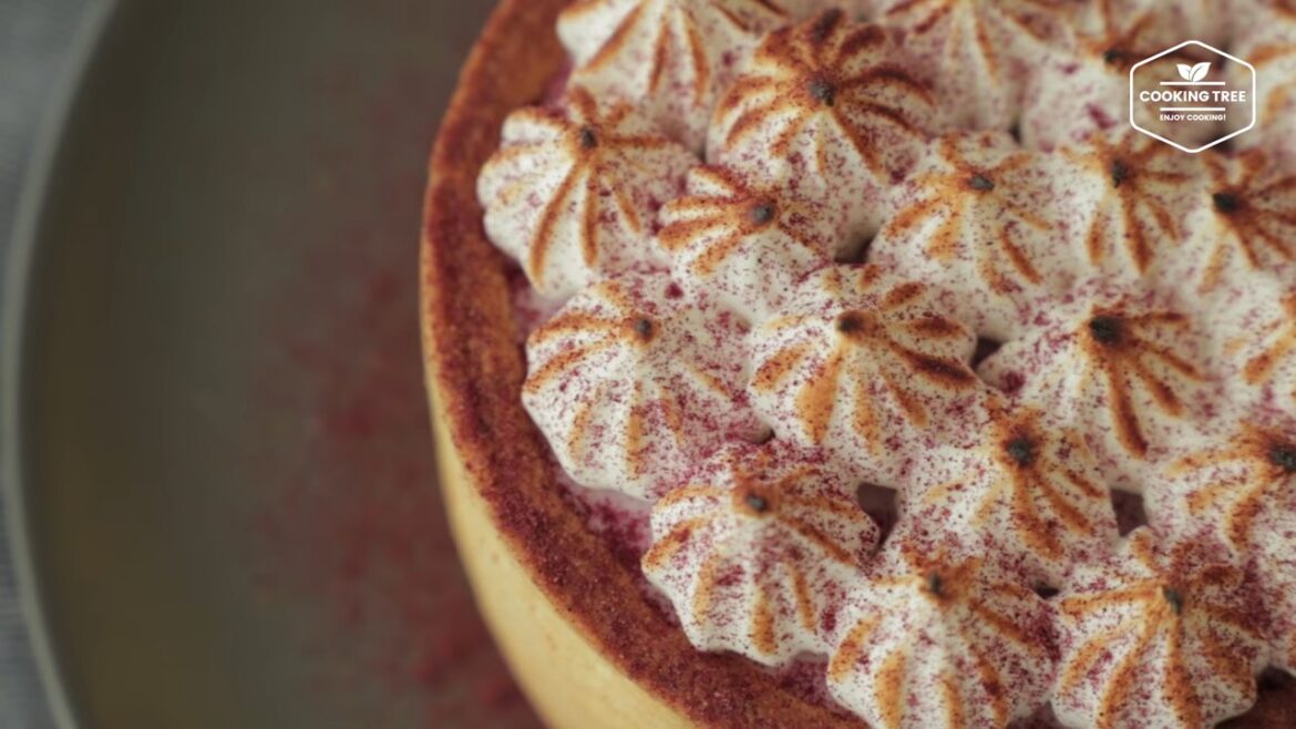 Tarte meringuée aux myrtilles