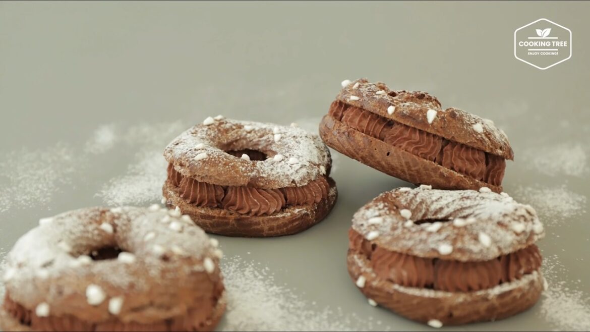 Beignet choux au chocolat