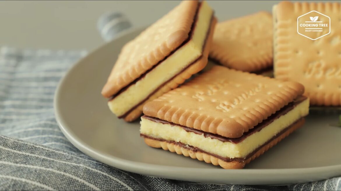 Sandwich aux biscuits au gâteau au fromage
