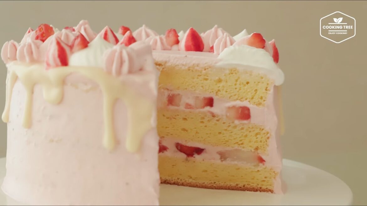 Gâteau au citron et aux fraises