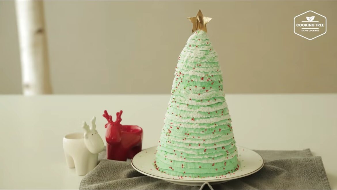 Gâteau de sapin de Noël
