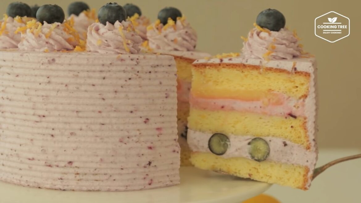 Gâteau Aux Myrtilles Et Au Citron