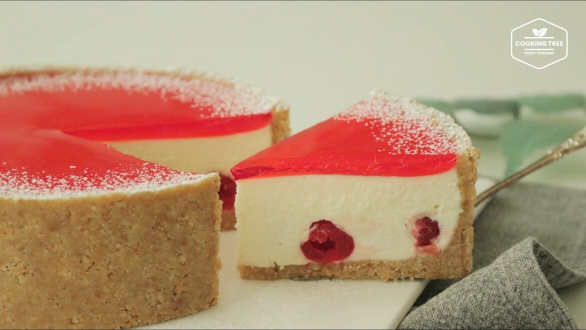Cheesecake aux cerises sans cuisson