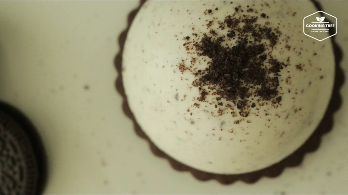 Tarte mousse au fromage à la crème Oreo