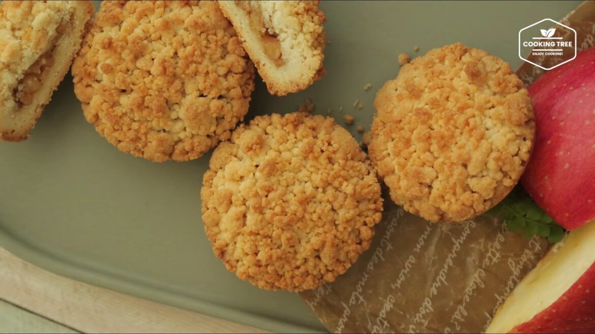 Biscuits crumble aux pommes