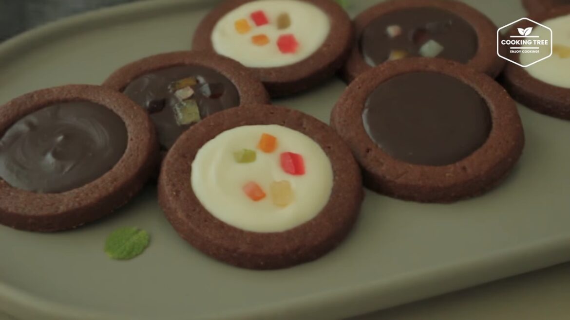 Biscuits au chocolat aux écorces mélangées