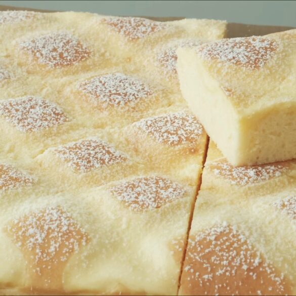 Cheesecake matelassé (Steppdeckenkuchen)