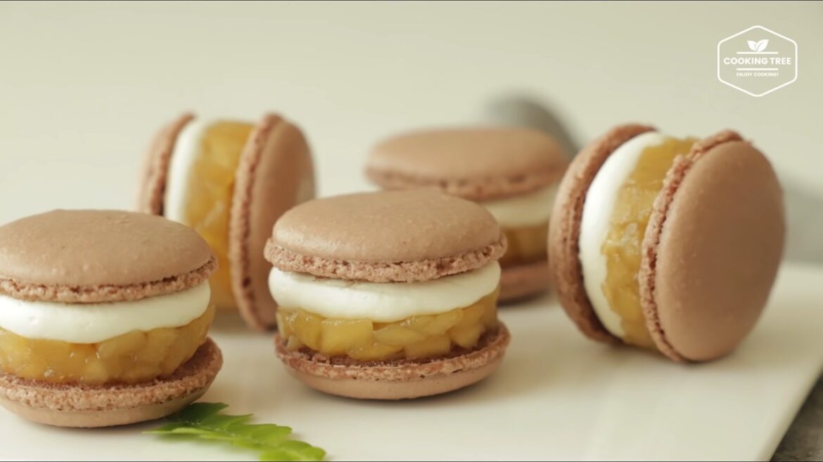 Macarons aux pommes
