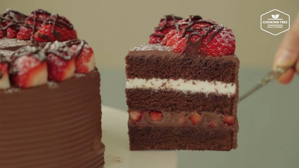 Gâteau Au Chocolat Aux Fraises