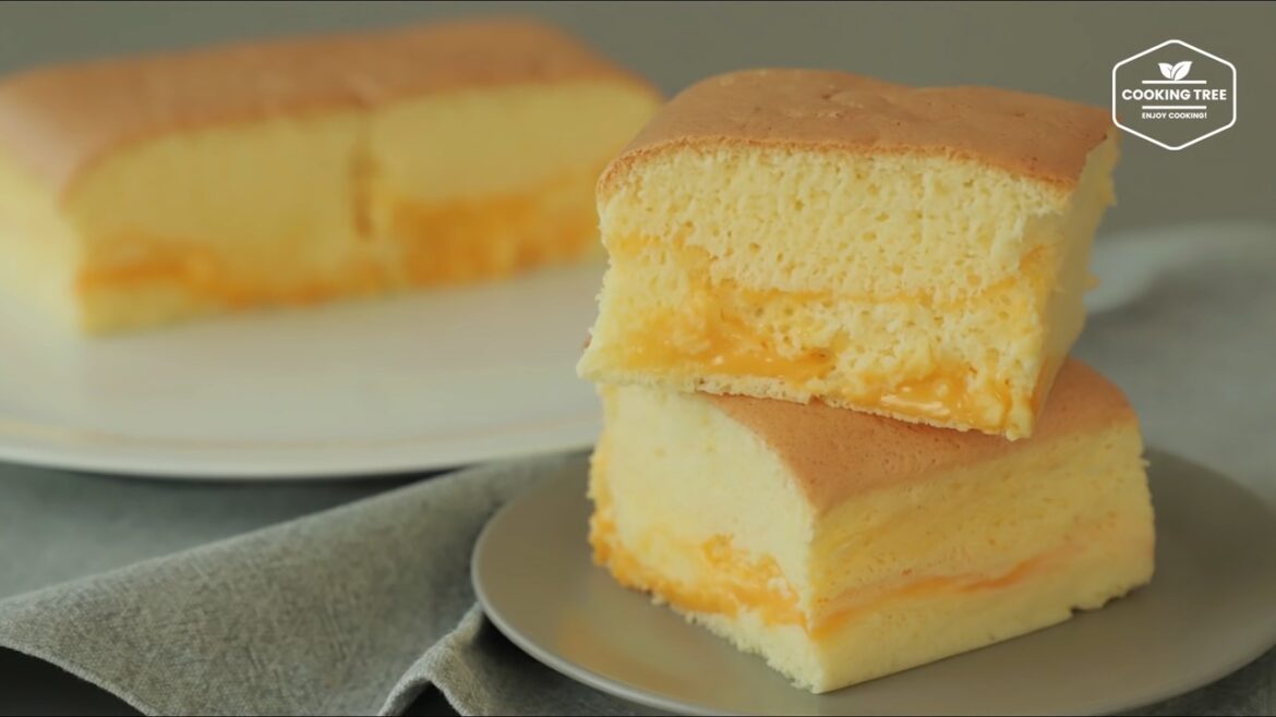 Castella au fromage cheddar