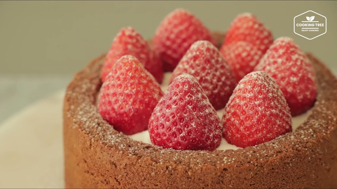 Gâteau Aux Fraises Et Au Choco
