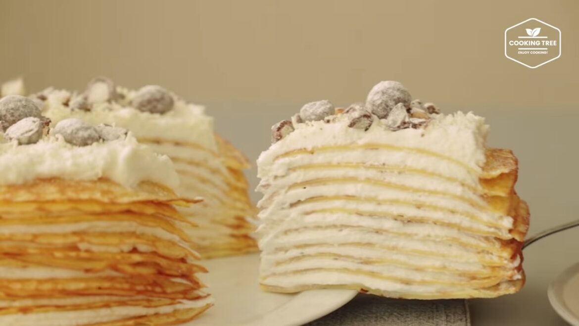 Gâteau Crêpe Au Chocolat Blanc