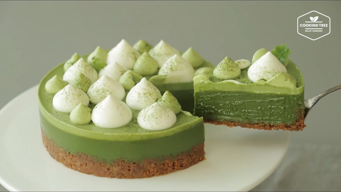 Tarte au chocolat et au thé vert sans cuisson