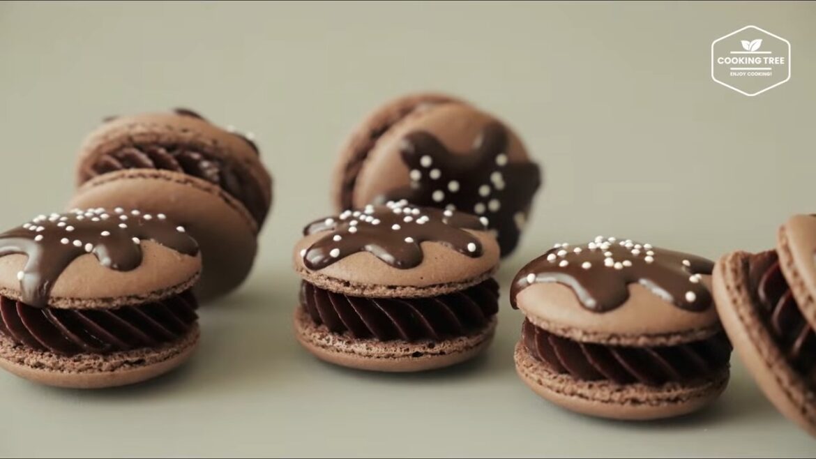 Macarons au chocolat