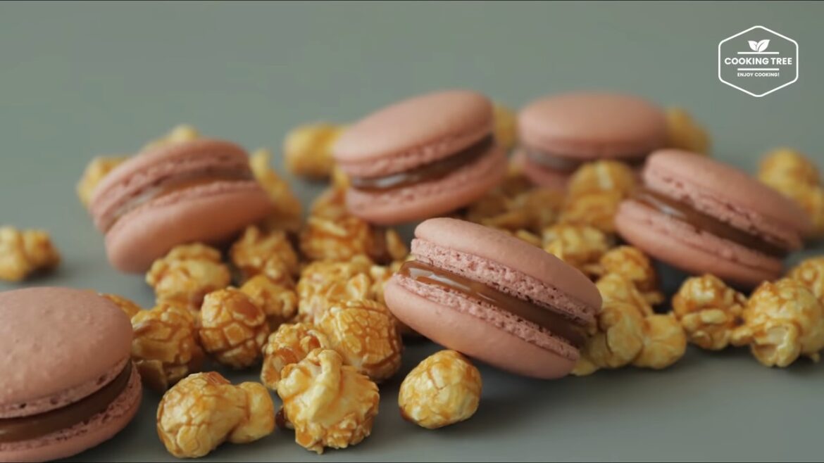 Macarons au caramel