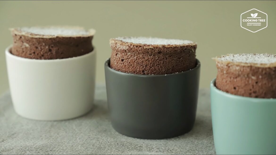 Soufflé au chocolat noir