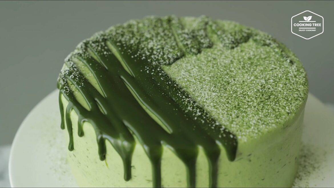 Gâteau au chocolat au thé vert (Matcha)