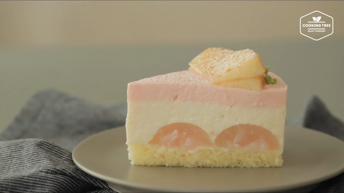 Cheesecake aux pêches