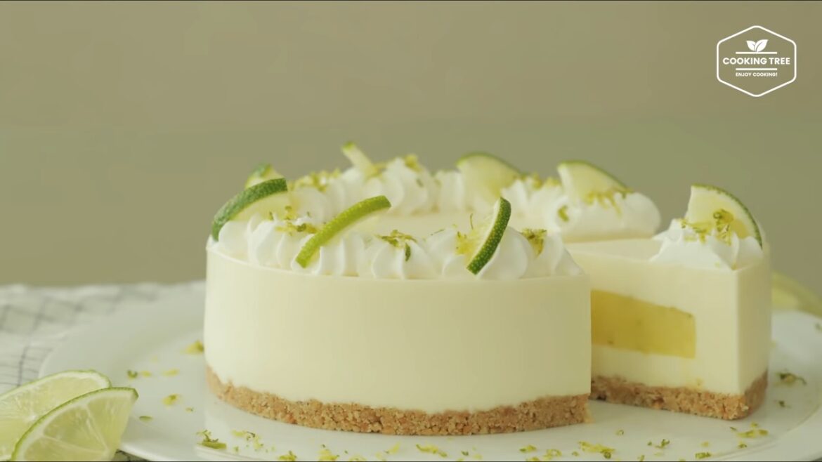Cheesecake au citron vert sans cuisson