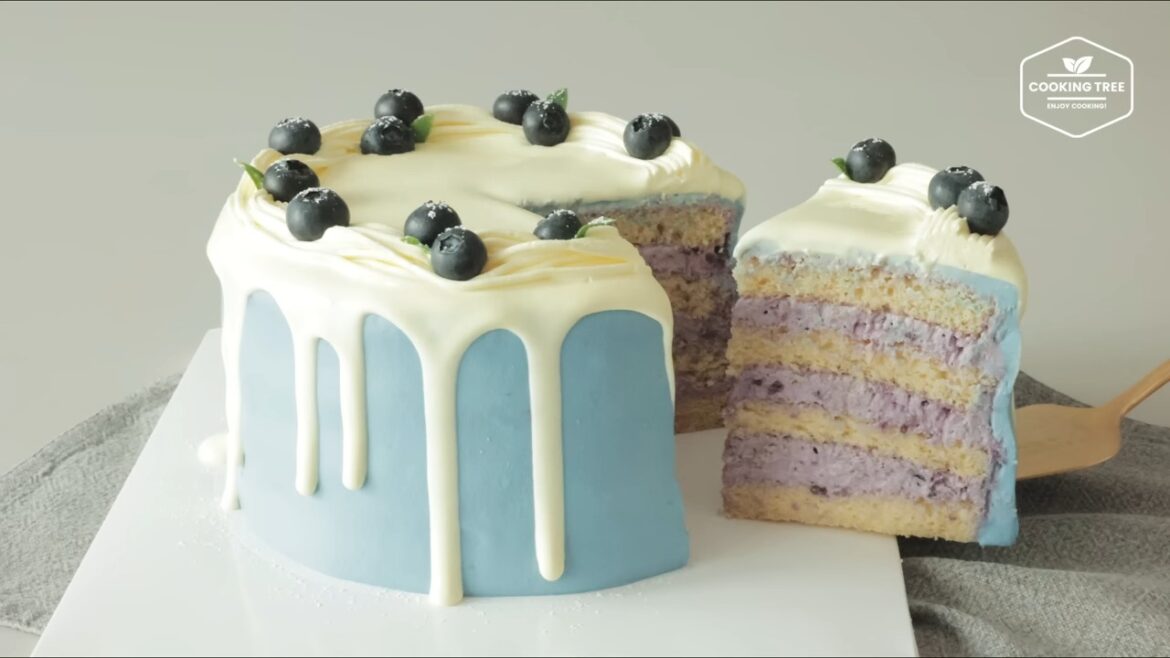 Gâteau Au Citron Et Aux Myrtilles