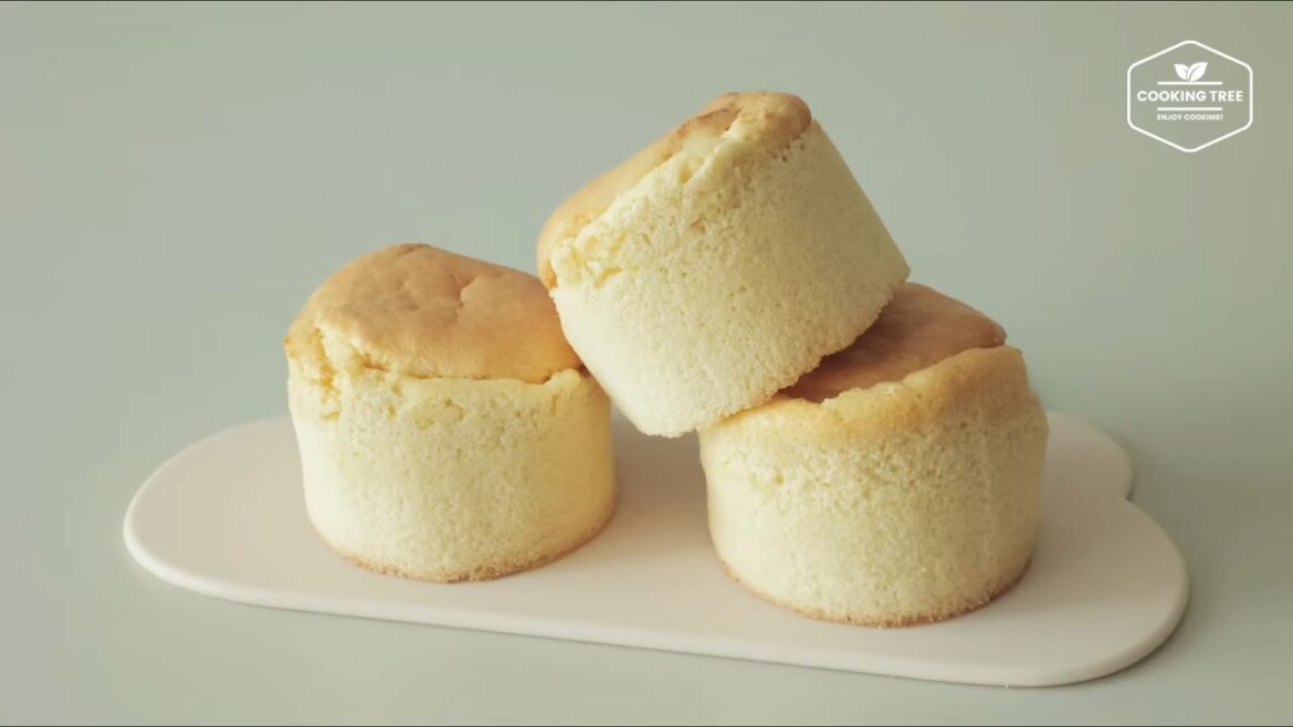 Mini gâteau moelleux en mousseline