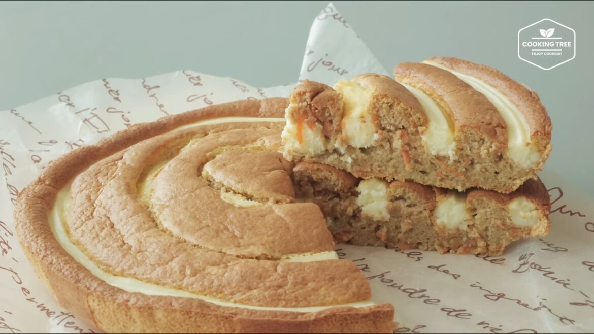 Castella au fromage à la crème et aux carottes
