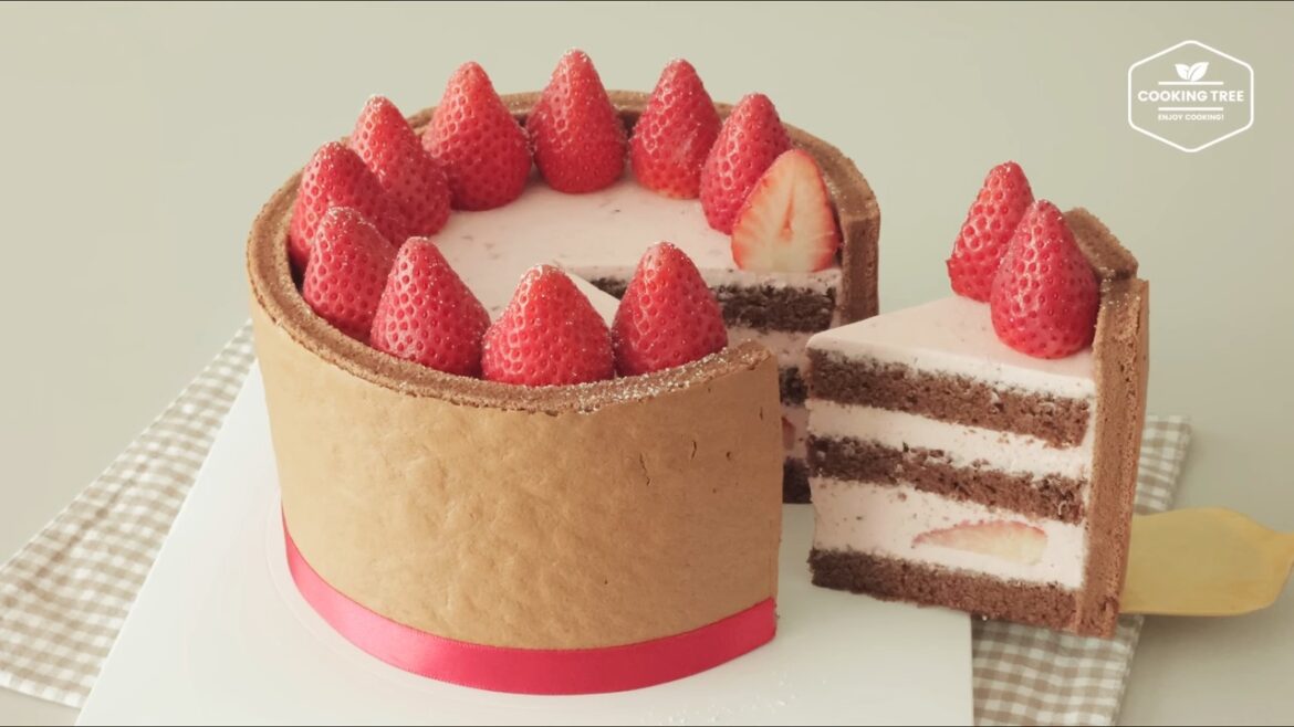 Gâteau Au Chocolat Aux Fraises
