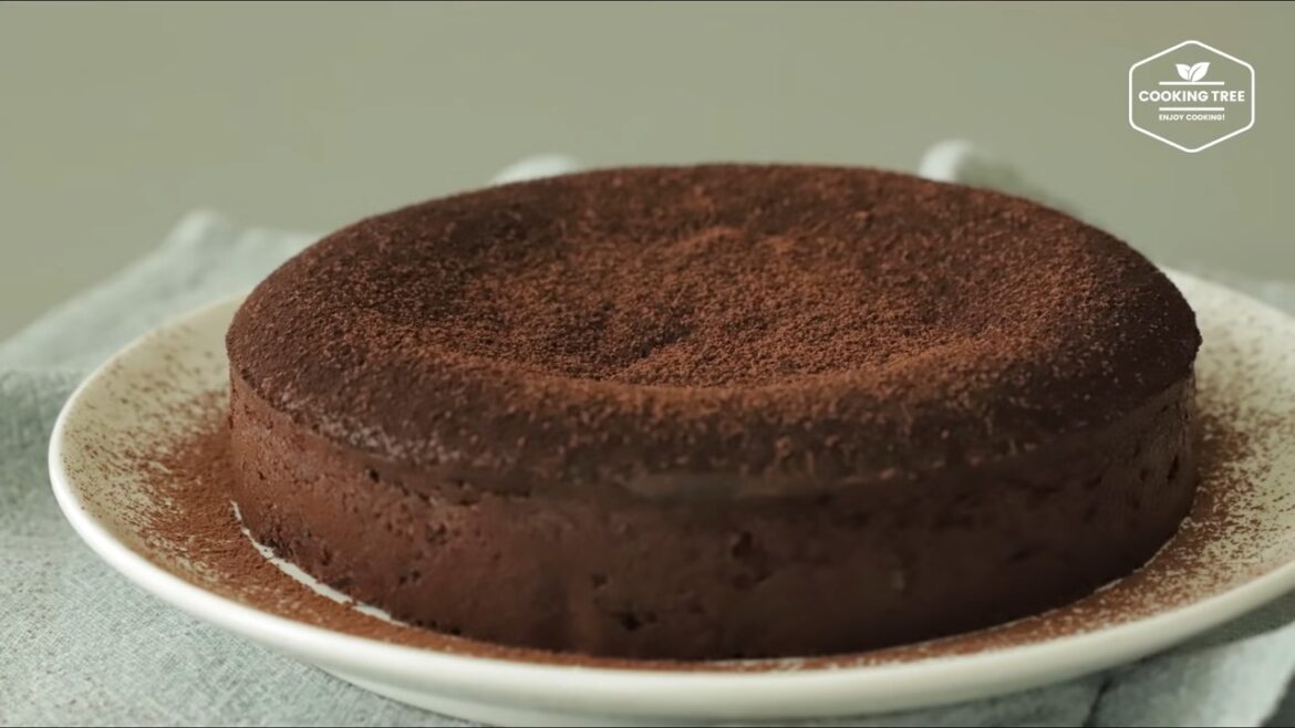 Gâteau au chocolat riche sans œufs