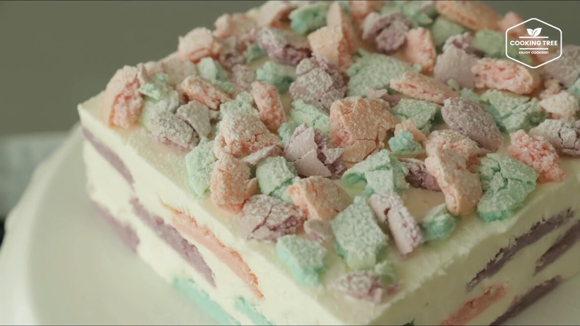 Gâteau glacé macaron