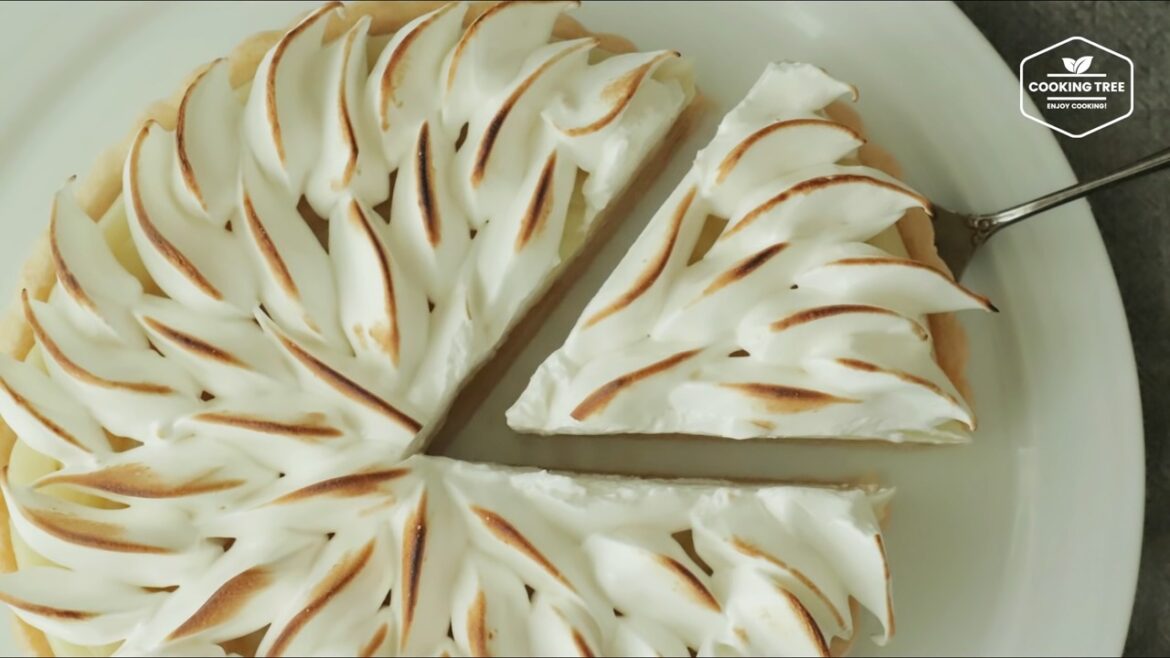 Tarte meringuée au citron transparente sans gélatine