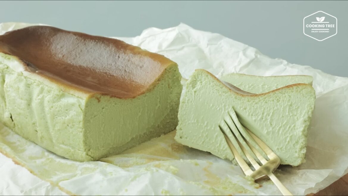 Cheesecake Basque au Thé Vert