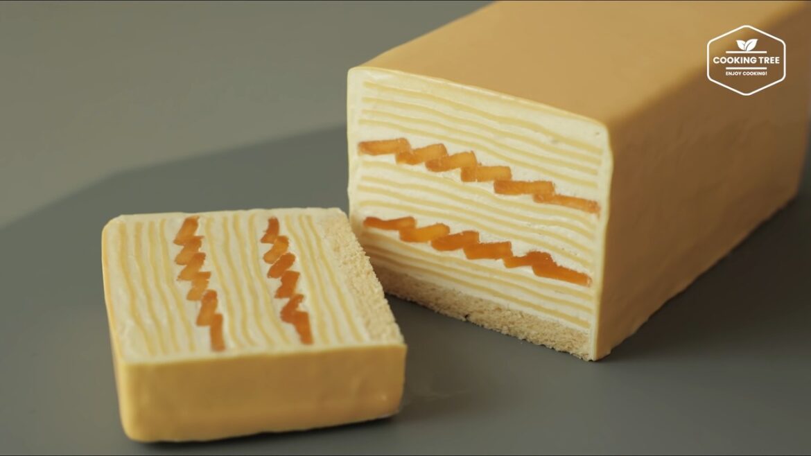 Gâteau Crêpe À La Mangue