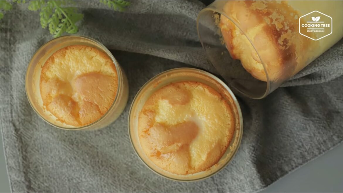 Gâteau au fromage soufflé en bouteille