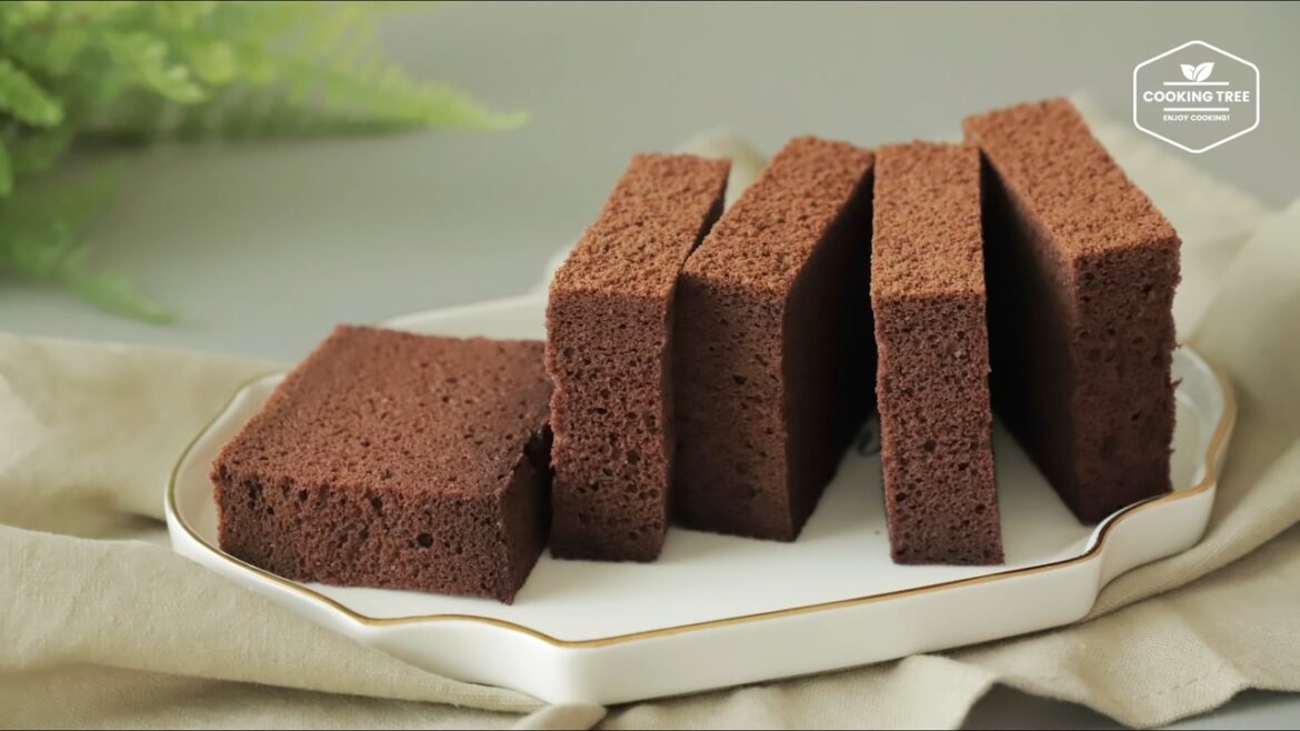 Chocolat Castella sans four sans four