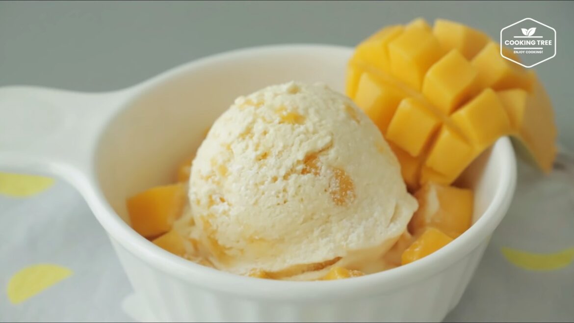 Glace à la mangue