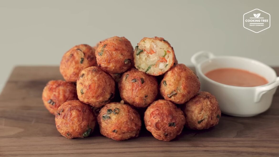 Boulette de pommes de terre au poulet frit