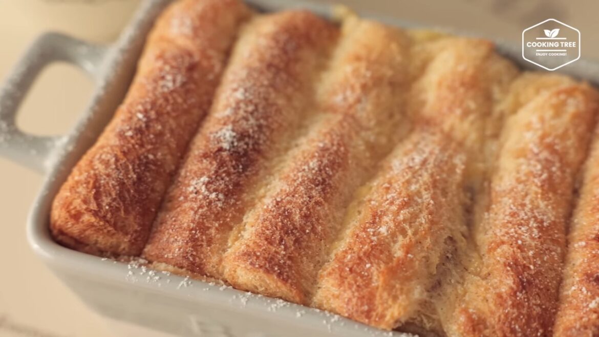 Délicieux pudding au pain