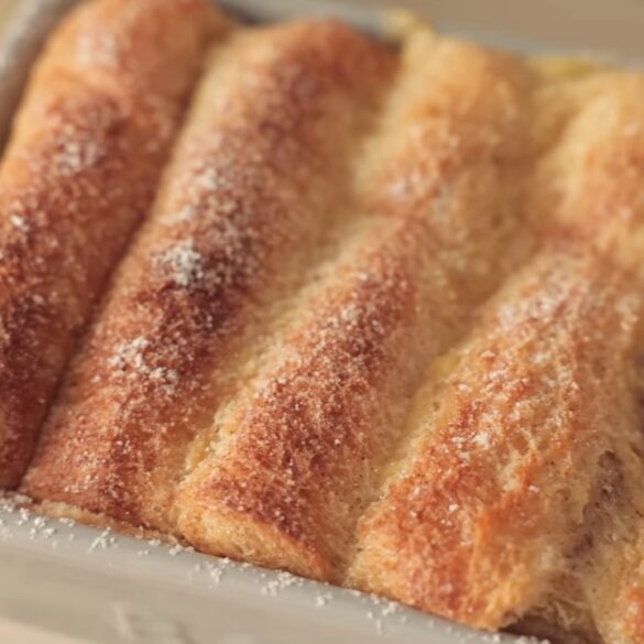 Délicieux pudding au pain