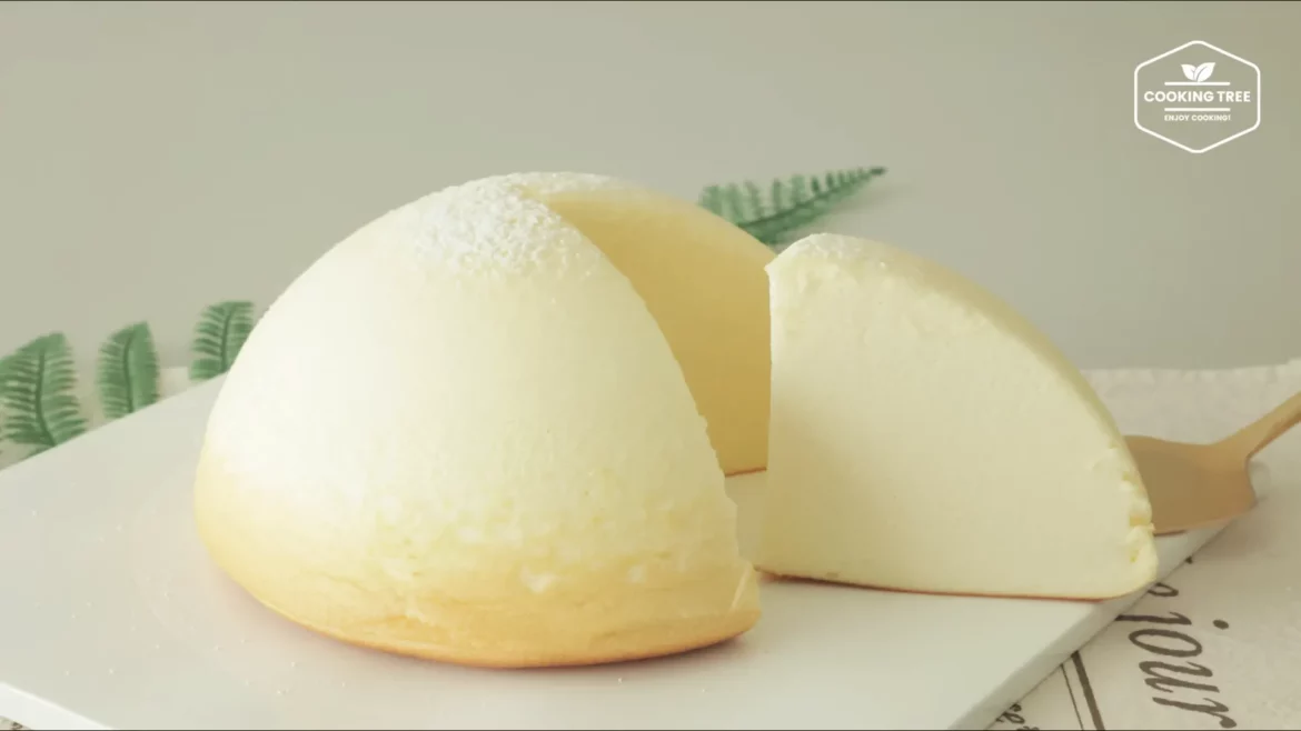 Gâteau au fromage soufflé au coton