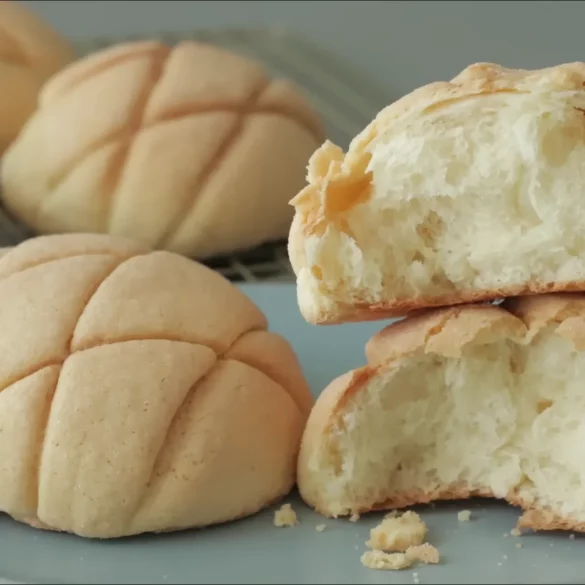 Recette de pain au melon (Melonpan) Pain au melon