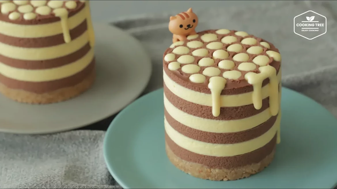 Cheesecake au chocolat et au miel sans cuisson