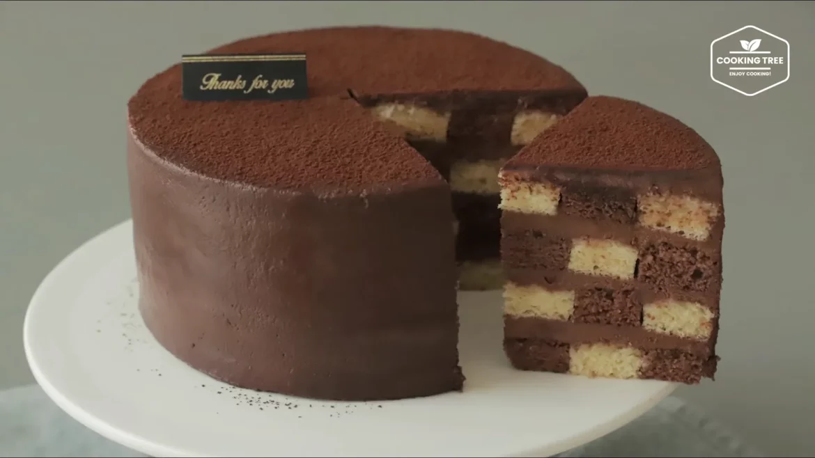 Gâteau Au Chocolat En Damier