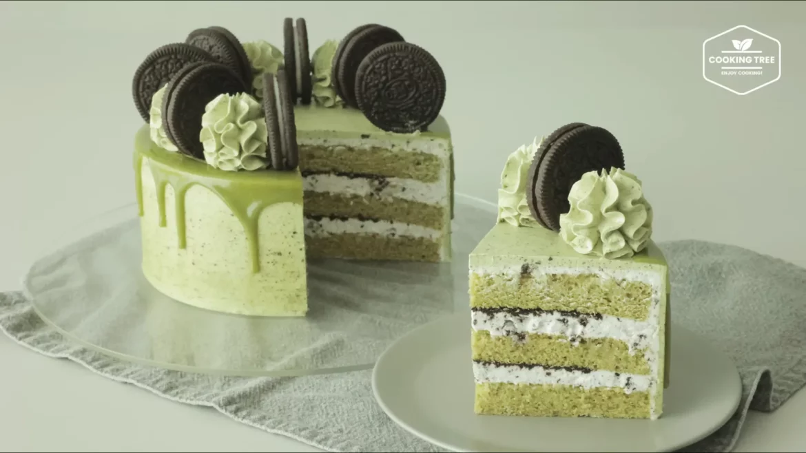Gâteau Oreo au thé vert