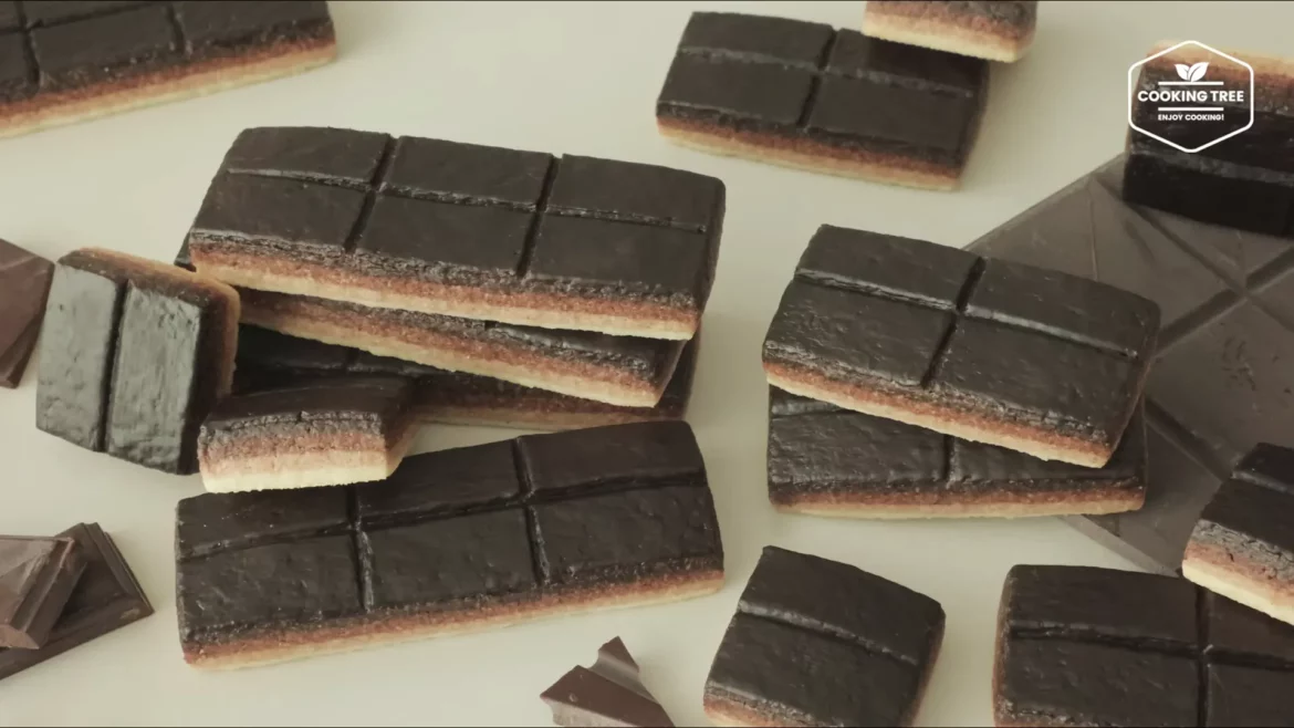 Biscuits au chocolat 4 couches