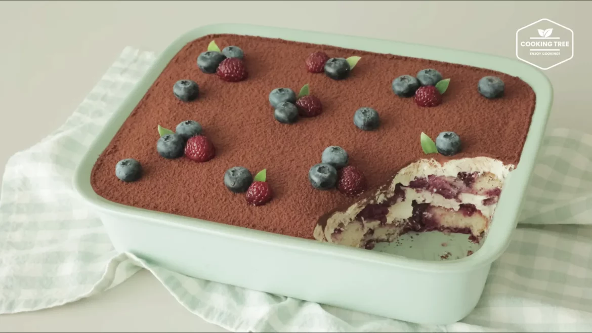 Recette de tiramisu aux trois baies